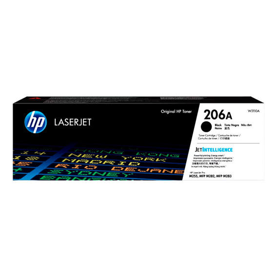 Toner Hp W2110a 206a Laser Color Negro M255/m283