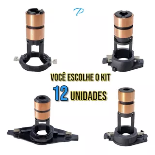 Kit Com 12 Peças De Anel Coletor Rotor Alternador Variados