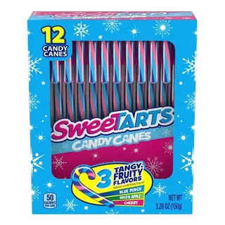 Bastones Caramelo Sweetarts Candy Canes Tangy Fruit Flavors