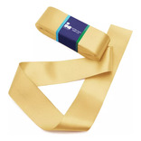 Fita De Cetim Najar N.09 38mm Com 10mts 100% Poliéster Cor 0074- Dourado Claro