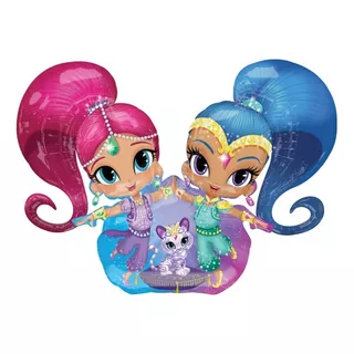 Shimmer And Shine Globo Caminante Gigante Awk Fiesta Decora