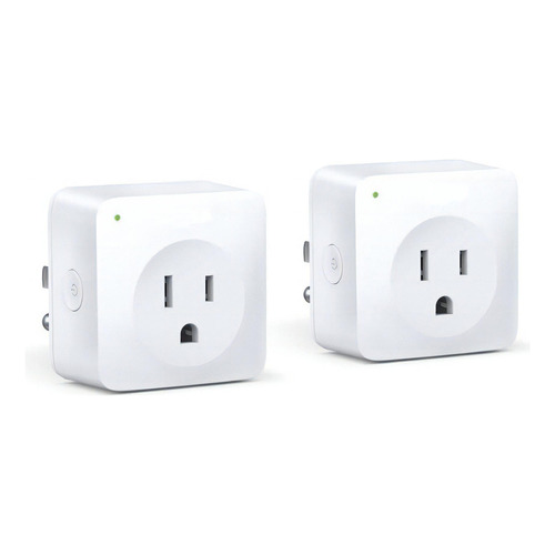 Enchufes Inteligentes Tp-link Smart Wi-fi Tapo P100 2pack Color Blanco