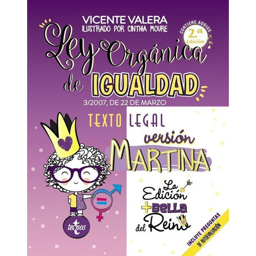 Ley Organica De Igualdad. Version Martina, De Valera, Vicente. Editorial Tecnos En Español