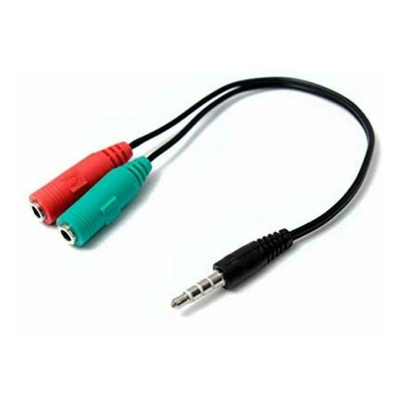 Cable 3.5 Adaptador Audio Separa Microfono Y Audifono 