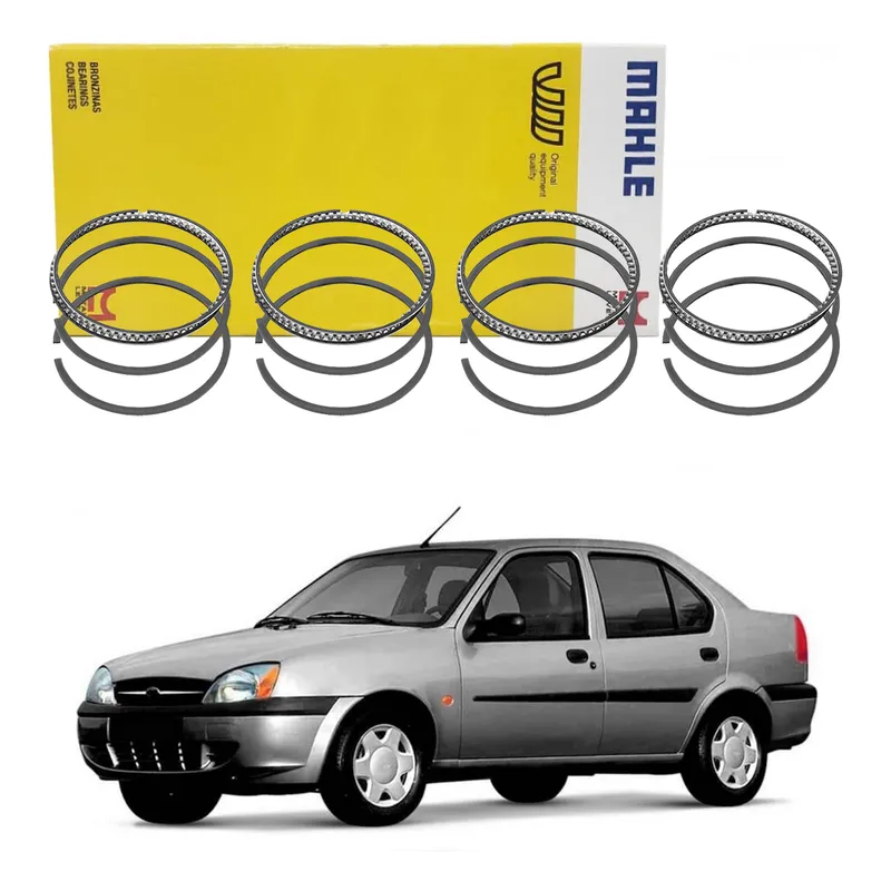 Jogo Anel Do Motor Std Fiesta 1.0 8v 2000 A 2004