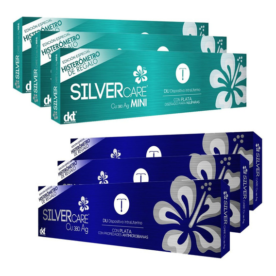 Dkt Diu Dispositivo Silvercare 380 Ag Pack 6 Piezas Dkt