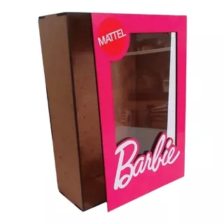 Caja Regalo Barbie Cajita Mdf Madera Dulcero 5pzas.
