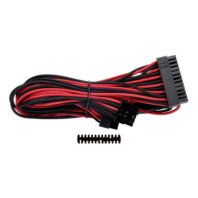 Cable Mallado Corsair Atx 24 Pines 20+4 Black/red