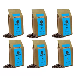 Café Santa Fé Semidecaf Em Grãos Ou Moído Gourmet 1,5 Kg