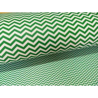 Cartulina Bifaz 70 X 50 Cm X 10 U Zigzag Verde Oscuro Nuevo