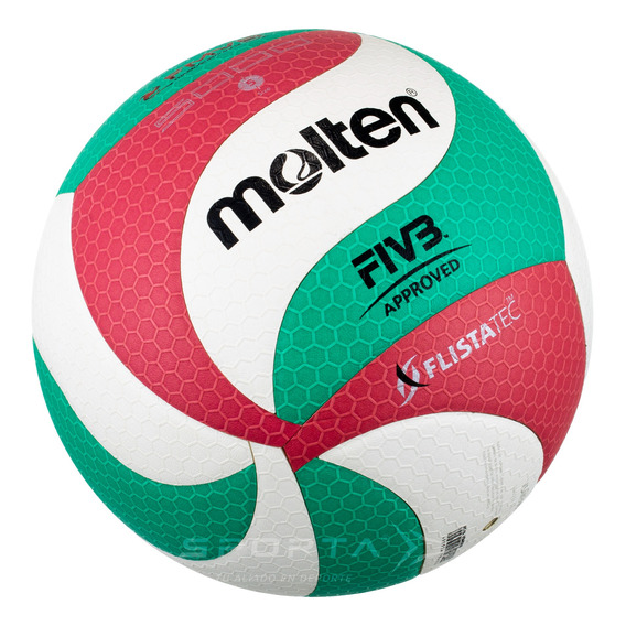 Balón Voleibol Molten V5m5000 Flistatec Piel Sintética No. 5