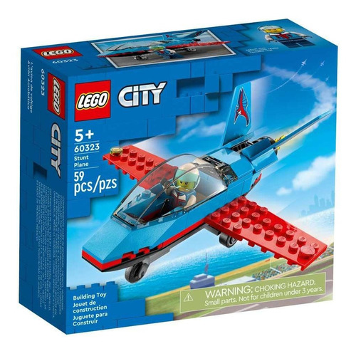Juego Construcción Lego City Avión Acrobático 5+ 59 Piezas Cantidad De Piezas 59