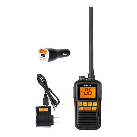 Radio Walkie Talkie Vhf Marino Impermeable Ip67 Retevis Rm01