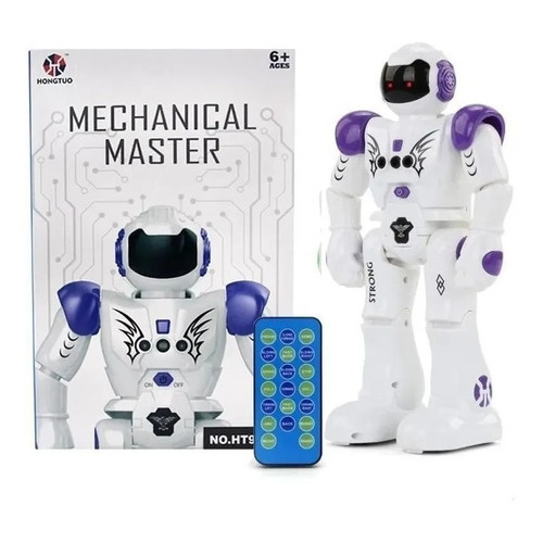 Robot Animado ''master Mechanical´´ C/control Remoto... Color Violeta