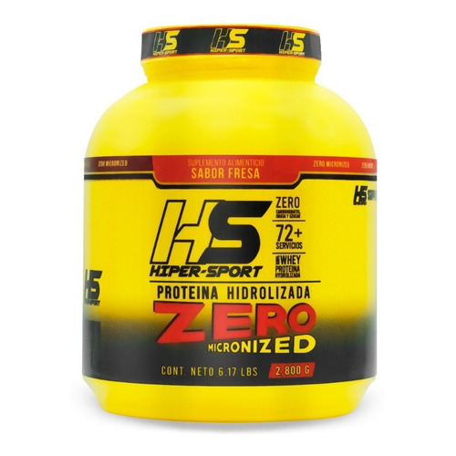 Proteína Whey Hidrolizada Zero Hs 2.8 Kg Sabores Hiper Sport Sabor Cookies & Cream