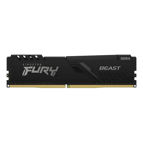 Memoria RAM Fury Beast DDR4 gamer color negro 32GB 1 Kingston KF432C16BB/32
