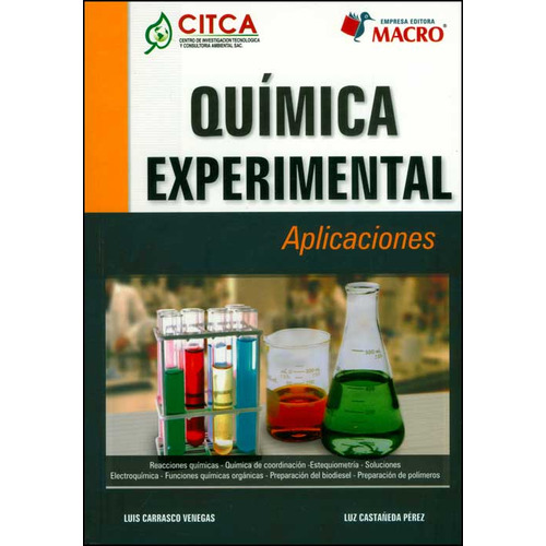 Química Experimental, De Luis Carrasco, Luz Castañeda. Editorial Marcombo, Tapa Blanda En Español