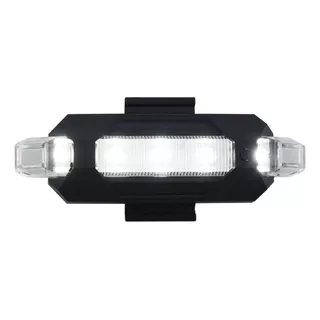 Luz Led Bicicleta Recargable Usb Blanca Fría - Delantera Color Blanco