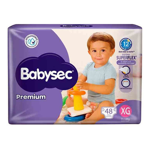 Babysec Premium 48 unidades (XG)