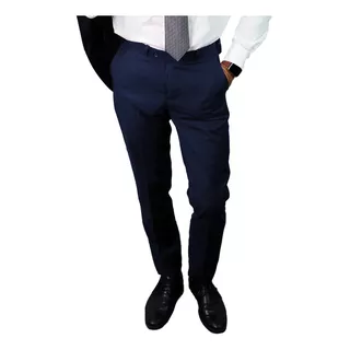 Pantalón De Vestir Talla Extra Traje Para Hombre Corte Recto