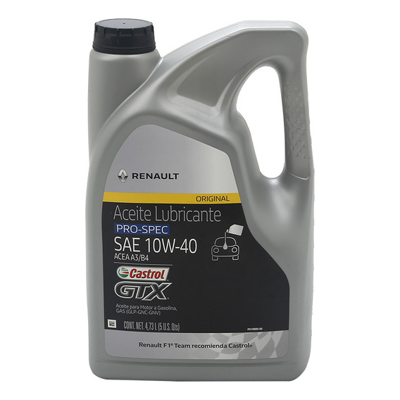 Aceite 10w40 Renault Castrol Castrol 7711943695++