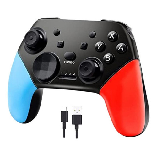 Joystick Bluetooth Inalámbrico P/ Nintendo Switch O Pc Color Negro