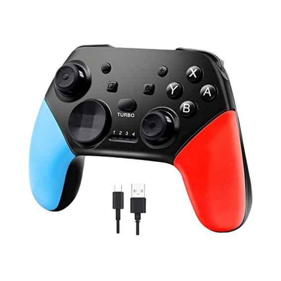 Joystick Bluetooth Inalámbrico P/ Nintendo Switch O Pc Color Negro