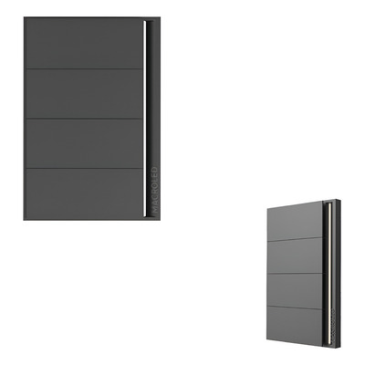 Tecla Tokio 4 Canales Smart Ts-p4n-cp Ngo Negro 7 A 240v