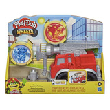 Play Doh Camion De Bomberos +3años Con 2 Masas Y Juguete