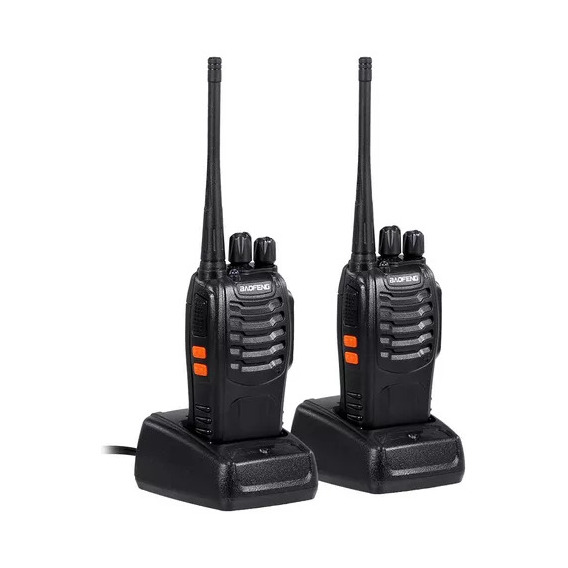 Baofeng Walkie Talkies Radios Bf-888s Kit 2 Pc Manos Libres