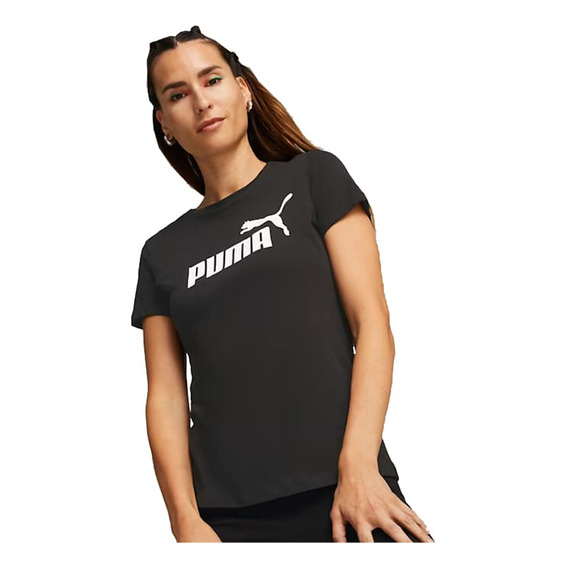 Remera Puma Logo De Mujer - 586774 01