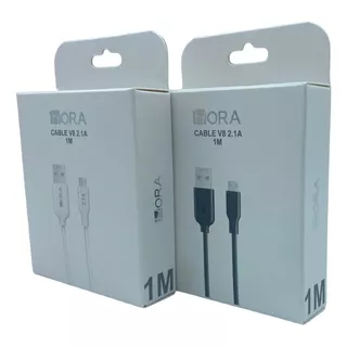 10 Cables 1hora 2.1a V8 Micro Usb 1m Rudo Carga Rápida Datos