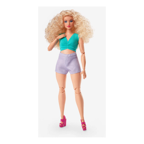 Barbie Looks Muñeca Con Cabello Rubio Rizado