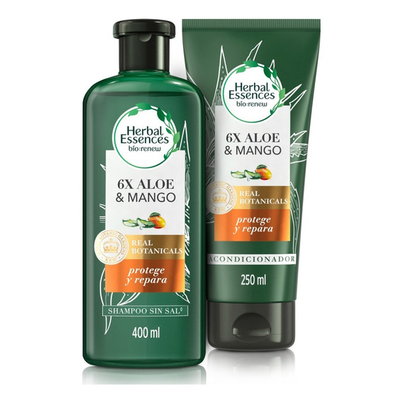  Acondicionador Herbal Essences Mango 250 Ml + Shampoo 400ml