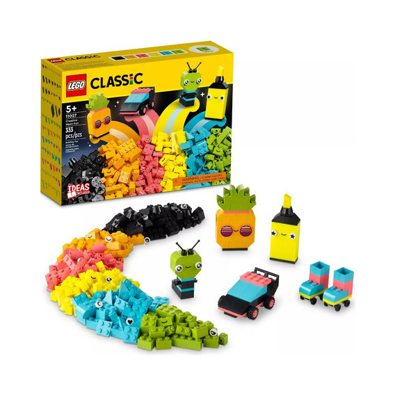 Lego Classic Creative Neon Fun Creative Brick Box Set 11027 Cantidad De Piezas 333