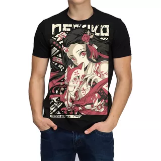 Camisa Camieta Nezuko Demon Slayer Kimetsu No Yaba Animes