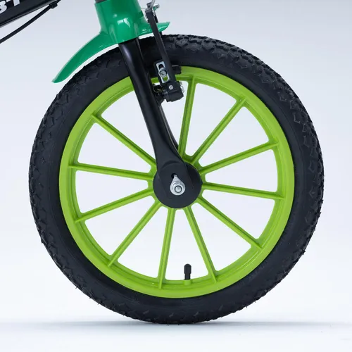 Bicicleta Infantil Wild Dino 100 Aro 16 Btwin Cor Preto Verde