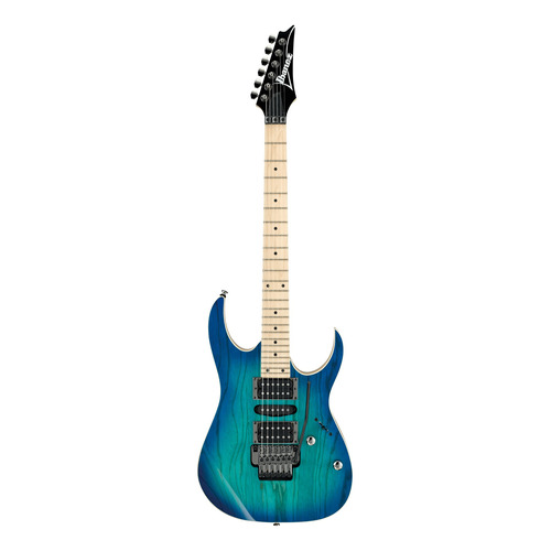 Guitarra eléctrica Ibanez RG Standard RG370AHMZ de fresno blue moon burst con diapasón de arce
