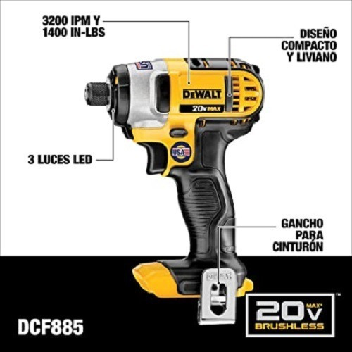 Dewalt / Juego De Taladro Y Destornillador Inalámbrico 20v  