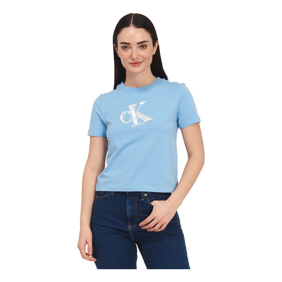 Camiseta Ck Para Mujer J20j223165