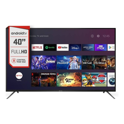 Smart TV portátil Hitachi CDH-LE40SMART19 LED Android Oreo Full HD 40" 100V/240V