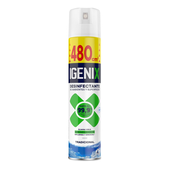 Igenix Desinfectante Aerosol Tradicional 480ml