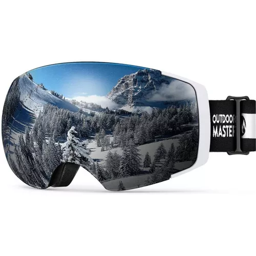 Gri Gafas De Esquí Outdoormaster Pro Sin Marco Lente Uv400 