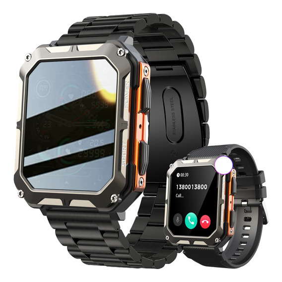 Smartwatch Impermeable Ip68 Con Llamadas Por Bt Para Hombre