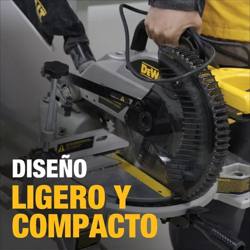 Sierra Ingletadora Dewalt Dw714 1600 W Cortadora Madera Circ