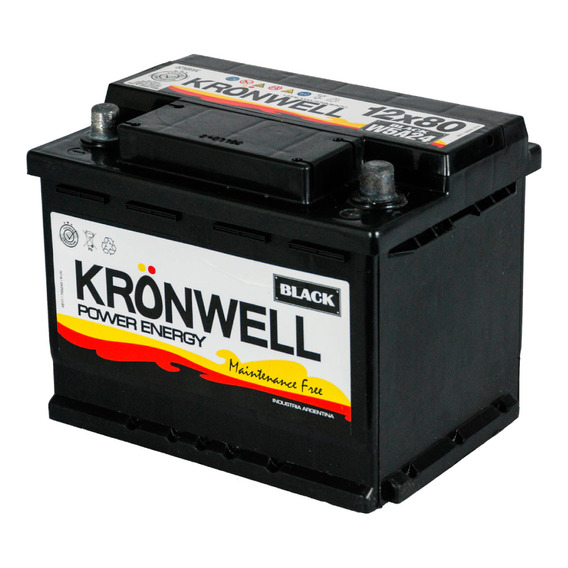 Bateria Kronwell 12x75 Alta 12v 75ah W5a24
