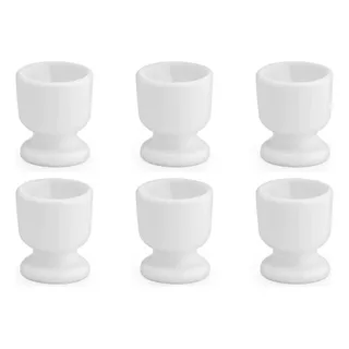 Conjunto C/ 6 Suportes Porta Ovo Mole Porcelana Legítima