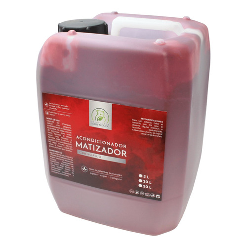  Acondicionador Capilar Baño De Color Rojo 5 Litros