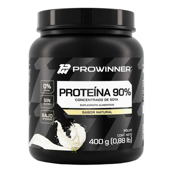 Proteina De Soya 90% (natural 400 Gr) Prowinner