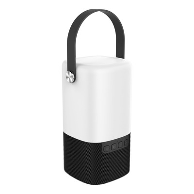 Lampara Led Velador Portatil Donata Negra Tl2000 Bateria Mks